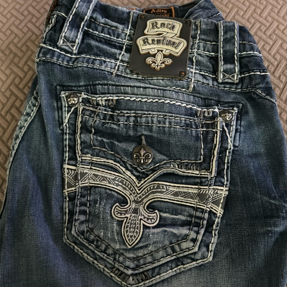 Men’s rock revival jeans 38x34
